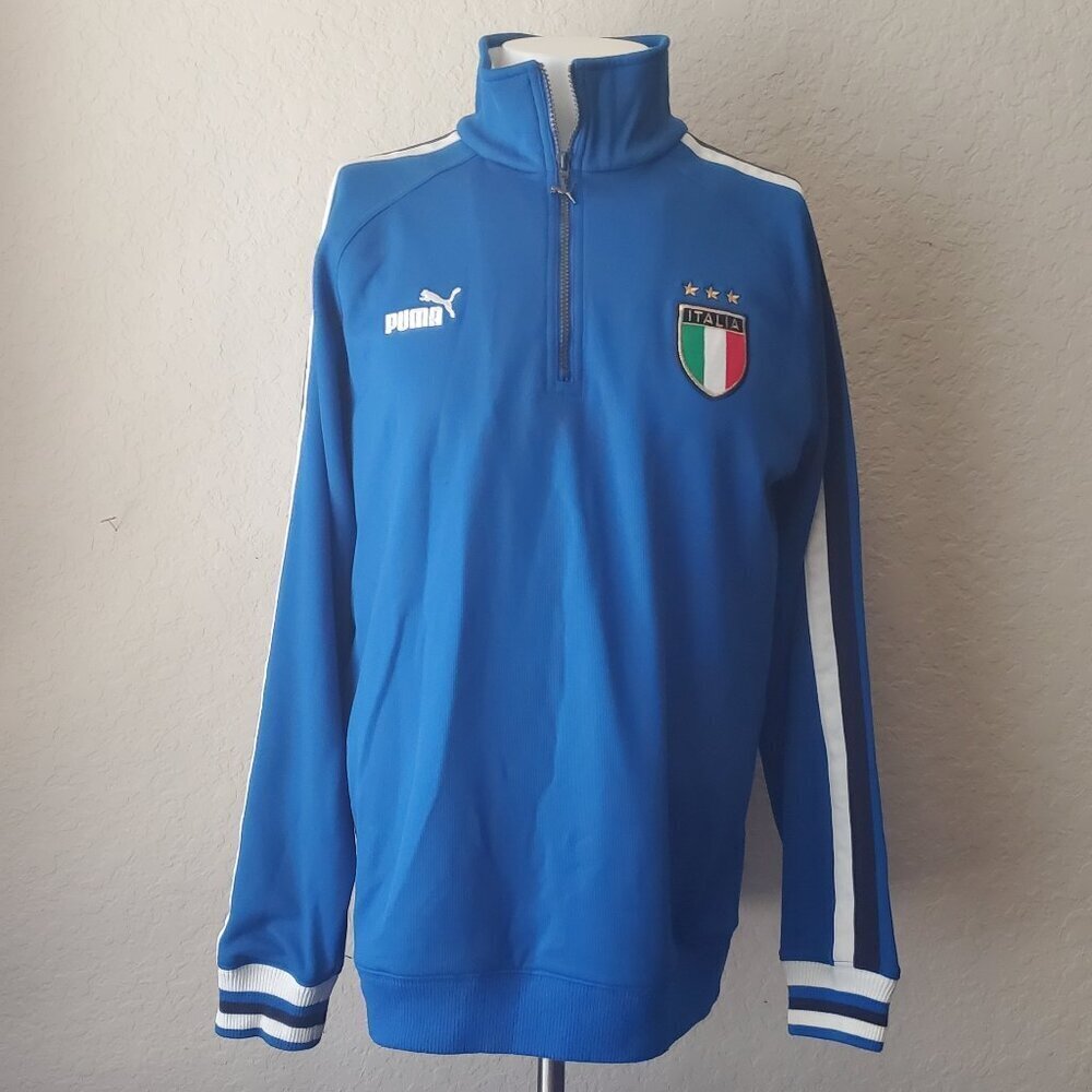 VTG 2003-04 Italy Puma L 1/4 zip Track Jacket